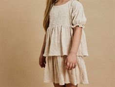 Lil Atelier sandshell broderie anglaise dress